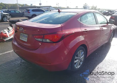 2016 Hyundai Elantra Se из США, поврежденный, VIN KMHDH4AE3GU526472